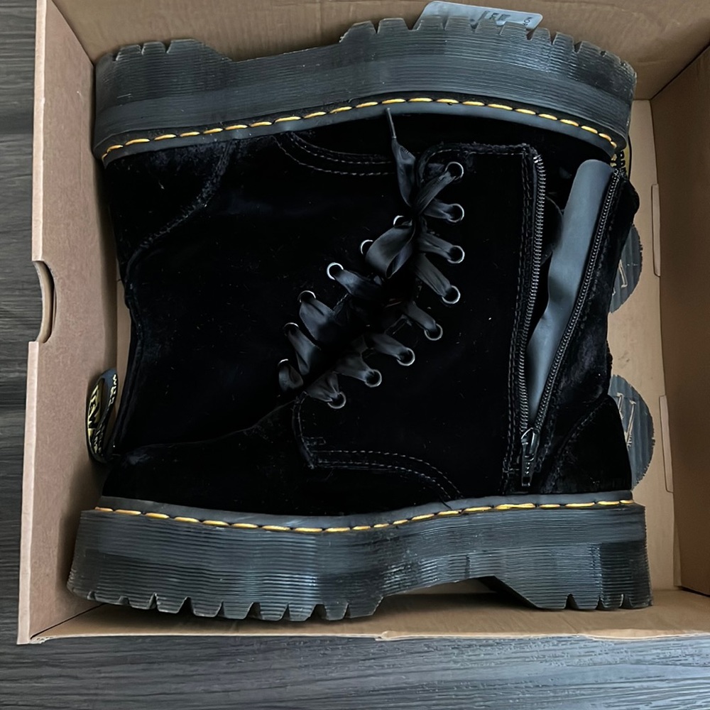 Velvet Dr.Marten Platform Boots
